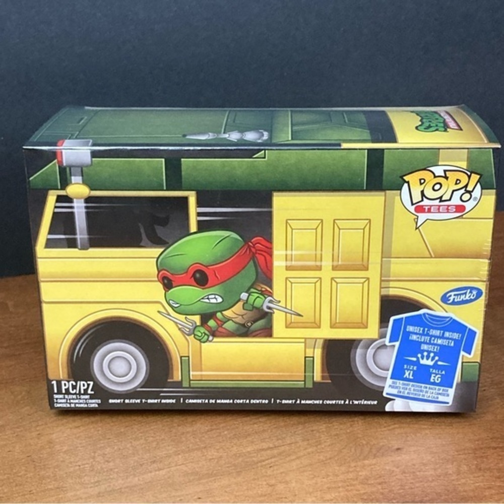 Funko Pop! Tees Teenage Mutant Ninja Turtles (TMNT) Turtle Power Size XL